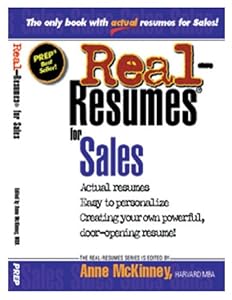 Real-Resumes for Sales by Anne McKinney
