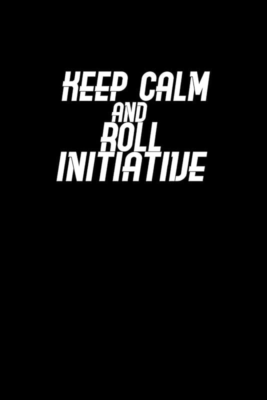 Keep calm and roll initiative: 110 Game Sheets - 660 Tic-Tac-Toe Blank Games | Soft Cover Book for Kids for Traveling & Summer Vacations | Mini Game | ... x 22.86 cm | Single Player | Funny Great Gift by Till Wiek