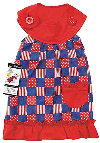 Algopix Similar Product 5 - Zack  Zoey Patriotic Pooch Patchwork