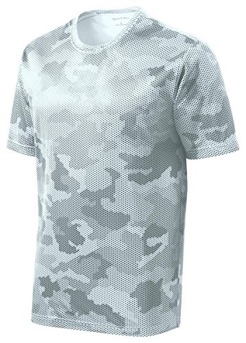 Sport-Tek Men's Moisture Wicking CamoHex Tee Shirt