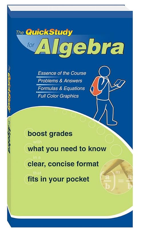 Algebra (Quickstudy Books) by Inc. BarCharts