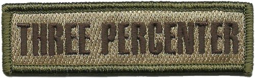 Three Percenter Tactical Morale Patch - Multitan by Gadsden and Culpeper