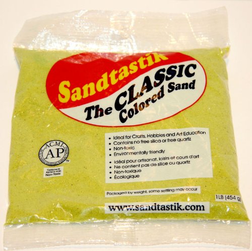 

Colored Yellow Sand 2 LB Sandtastik