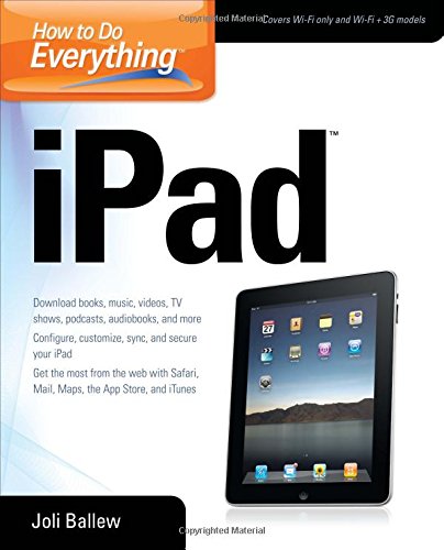 How to Do Everything iPad by Joli Ballew