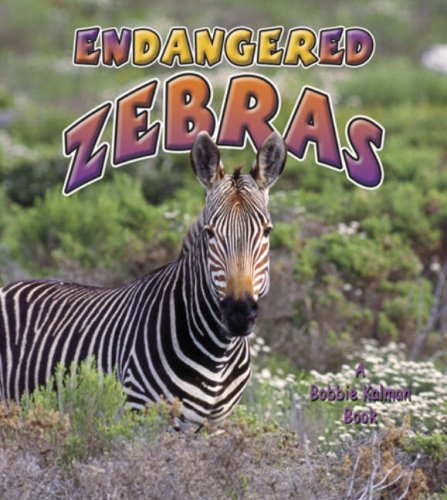 Endangered Zebras (Earth's Endangered Animals) by Kelley MacAulay