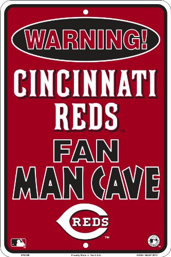 Cincinnati Reds Fan Man Cave Sign