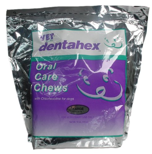 Dentahex Oral Care Chews for Dogs - Large - 18oz.