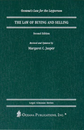 The Law of Buying and Selling (Legal Almanac Series) by Margaret Jasper