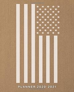Planner 2020-2021: Academic Weekly & Monthly Planner - July 2020 to June 2021 - American USA Flag Calendar & Agenda by Business Buddies