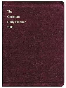 Christian Daily Planner 2003 Calendar: Burgundy by Countryman