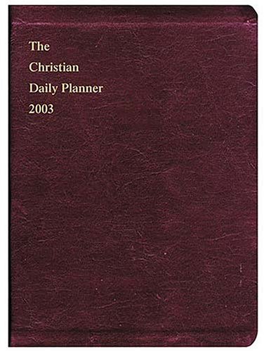 Christian Daily Planner 2003 Calendar: Burgundy by Countryman