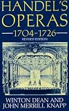 Handel's Operas, 1704-1726 (Clarendon Paperbacks) by Dean, Winton, Knapp, John Merrill (1995) Paperback