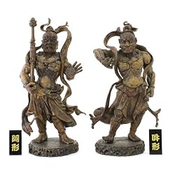 金剛力士(仁王像) 阿形・吽形2体セット+名札付
