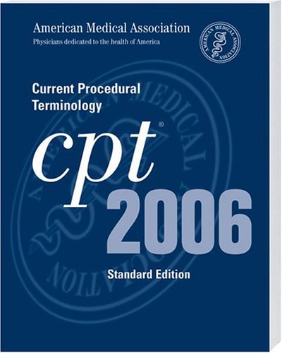 CPT Standard Edition - 2006 by AMA American Medical Association