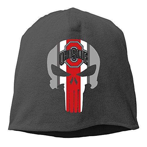 Ohio State University Skull Men And Women Fall/Winter Cool Beanie Winter Caps