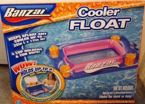 Banzai Swimming Pool Ice Chest Cooler Float