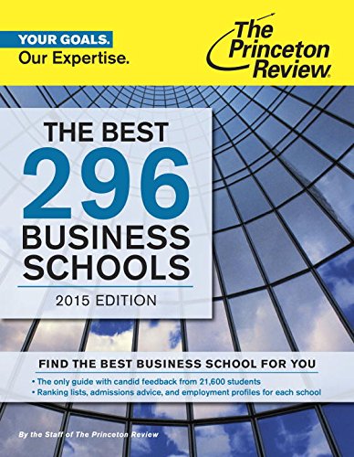 The Best 296 Business Schools, 2015 Edition by Princeton Review