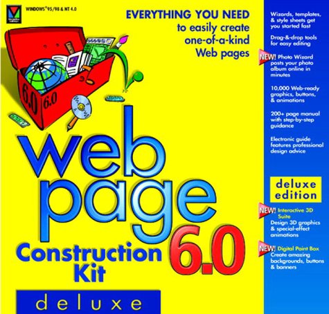 Web Construction 6.0 Deluxe Software by Macmillan Software