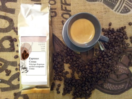 Kaffee- ESPRESSO Crema - Espresso - Kaffee ganze Bohnen 4 x 1000 g
frisch von uns gerstet