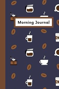 Morning Journal: Coffee Pattern Lined Morning Journal by Flying Rhino Press