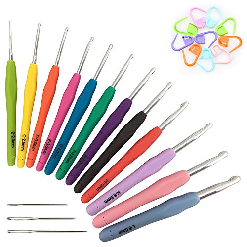 Algopix Similar Product 7 - Globalstore 12PCS Crochet Hooks Set