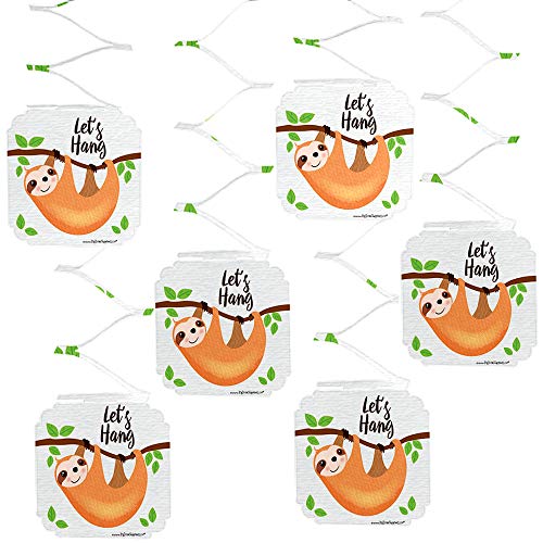 Algopix Similar Product 10 - Big Dot of Happiness Lets Hang  Sloth