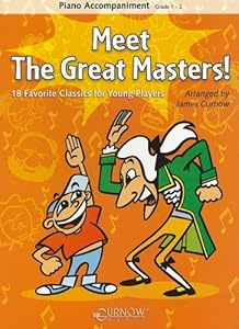 Meet the Great Masters!: Piano Accompaniment by James Curnow