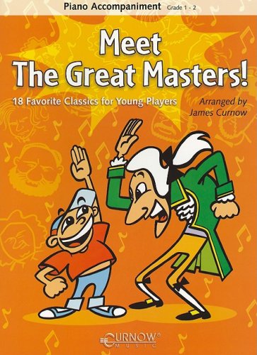 Meet the Great Masters!: Piano Accompaniment by James Curnow