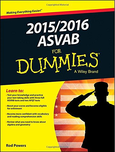 2015 / 2016 ASVAB For Dummies by Rod Powers