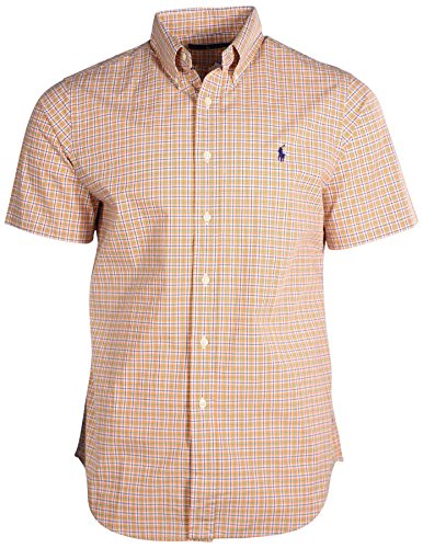Polo Ralph Lauren Men's Plaid Short Sleeve Button Down Shirt