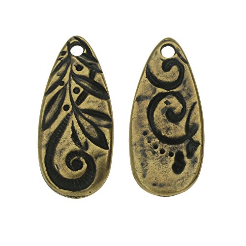 Algopix Similar Product 1 - TierraCast Charm Jardin Teardrop