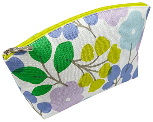 Clinique Cosmetic Makeup Travel Bag Cherry Blossom Violet Floral