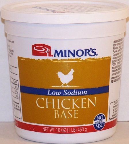 Minor's Low Sodium Chicken Base - 16 oz.