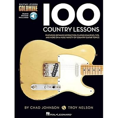 100 Country Lessons - Guitar Lesson Goldmine Series Book/Online Audio