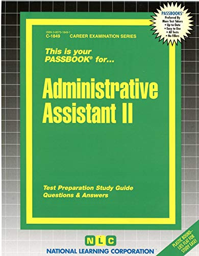 Algopix Similar Product 19 - Administrative Assistant IIPassbooks