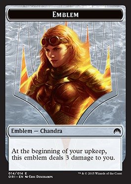 Magic: the Gathering - Emblem - Chandra (014/014) - Origins