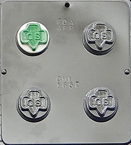 Girl Scout Oreo Cookie Sandwich Chocolate Candy Mold 1657