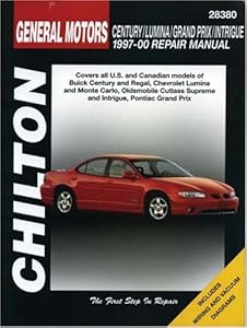 GM Century, Lumina, Grand Prix, and Intrigue, 1997-00 (Chilton's Total Car Care Repair Manual)