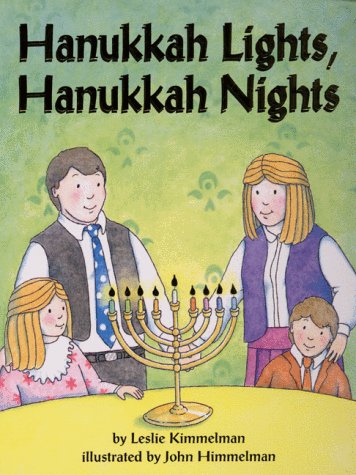 Hanukkah Lights, Hanukkah Nights Board Book by Leslie Kimmelman