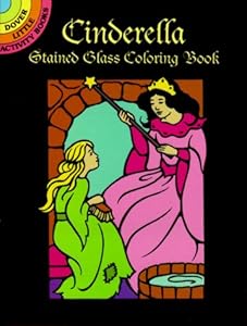 Cinderella Stained Glass Coloring Book