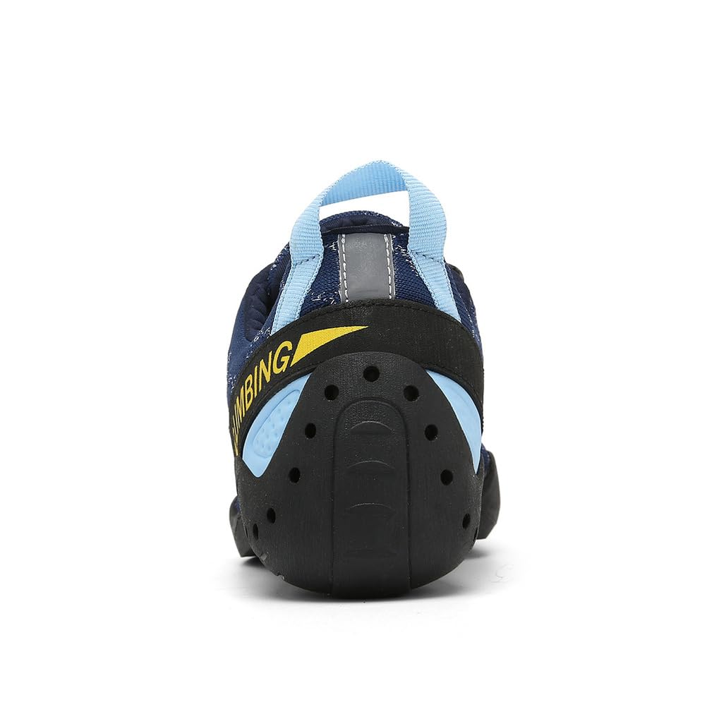 Mens Youth Wall Climbing Shoes, Non-Slip Lightweight Bouldering Sport Sneaker Breathable Rock Climbing Shoes For Adult_vogvips.com