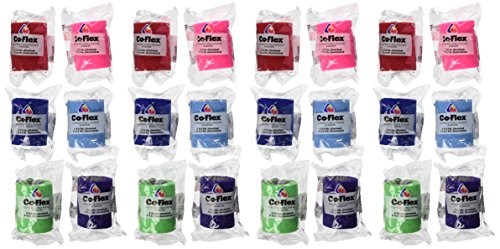 Andover Coflex Self Adherent Elastic Wrap 3'' Colorpack 24/box