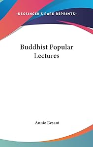 Buddhist Popular Lectures