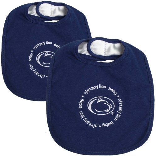 Baby Fanatic Team Color Bibs, Penn State University, 2-Count