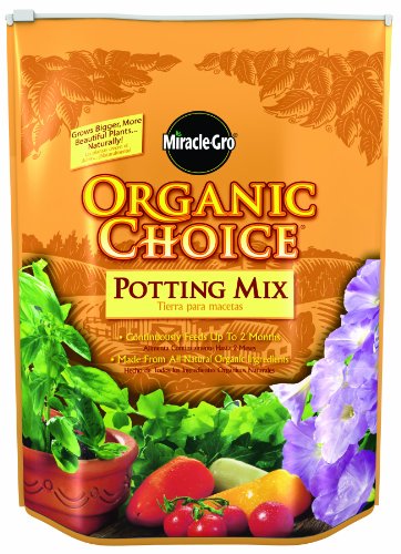 miracle-gro 0061905-365 organic choice potting mix - 8 quart