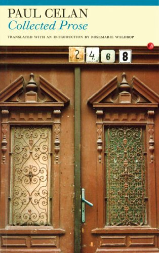 Algopix Similar Product 5 - Collected Prose: Paul Celan