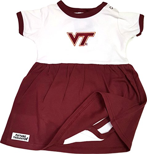 Virginia Tech Hokies Baby Onesie Dress