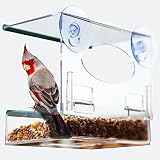 Window Bird Feeder: Watch Wild Birds Up Close, Removable Seed Tray, Best Loved Mothers Day Gift