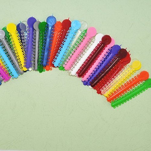 Careshine Dental Orthodontic Ligature Ties Elastic Rubber Braces Multi-color 1040pcs