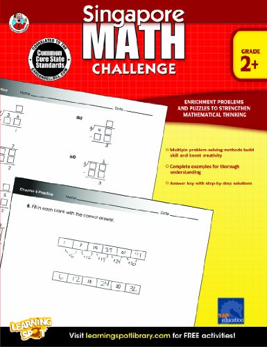Singapore Math Challenge, Grades 2 - 5